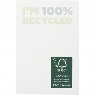 Logotrade promotional giveaway image of: Sticky-Mate® recycled sticky notes 50 x 75 mm