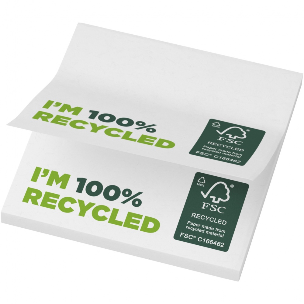 Logo trade promotional items picture of: Sticky-Mate® recycled sticky notes 75 x 75 mm