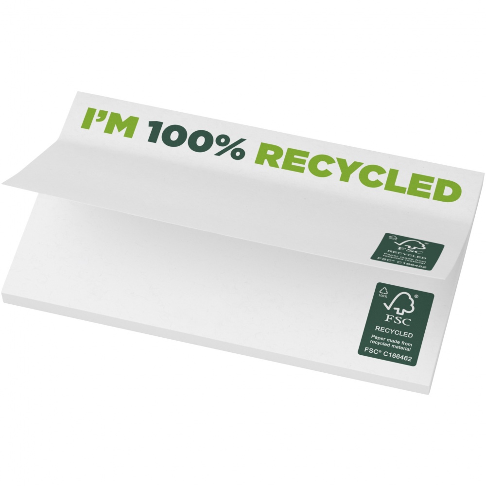 Logotrade business gift image of: Sticky-Mate® recycled sticky notes 127 x 75 mm