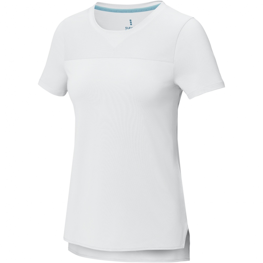 Logo trade promotional merchandise image of: Borax short sleeve women's GRS recycled cool fit t-shirt