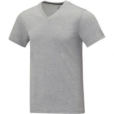 Logo trade advertising products picture of: Somoto short sleeve men's V-neck t-shirt 