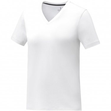 Logotrade promotional gift image of: Somoto short sleeve women's V-neck t-shirt 