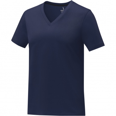 Logotrade business gifts photo of: Somoto short sleeve women's V-neck t-shirt 