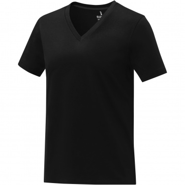 Logotrade business gift image of: Somoto short sleeve women's V-neck t-shirt 