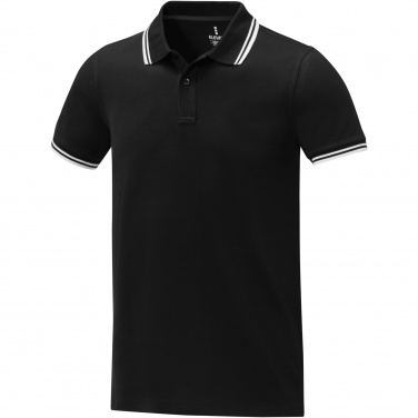 Logo trade promotional gifts image of: Amarago short sleeve men's tipping polo