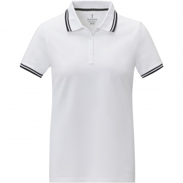 Logo trade corporate gifts picture of: Amarago short sleeve women's tipping polo