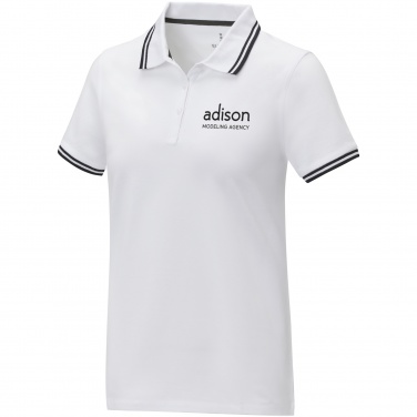 Logotrade promotional item picture of: Amarago short sleeve women's tipping polo