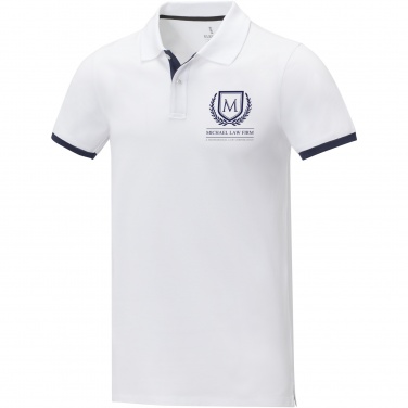 Logo trade promotional merchandise picture of: Morgan short sleeve men's duotone polo