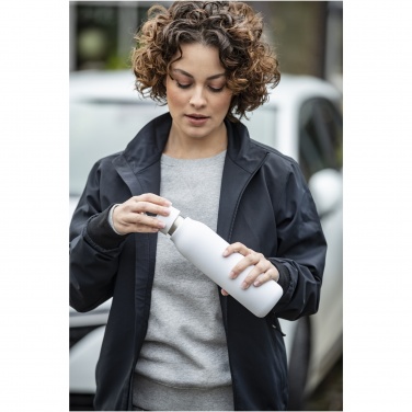 Logo trade promotional items image of: Marka 600 ml copper vacuum insulated bottle with metal loop