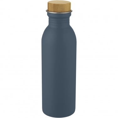Logo trade business gifts image of: Kalix 650 ml stainless steel water bottle