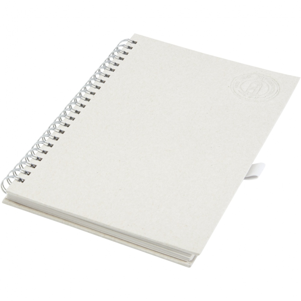 Logotrade corporate gift picture of: Dairy Dream A5 size reference recycled milk cartons spiral notebook