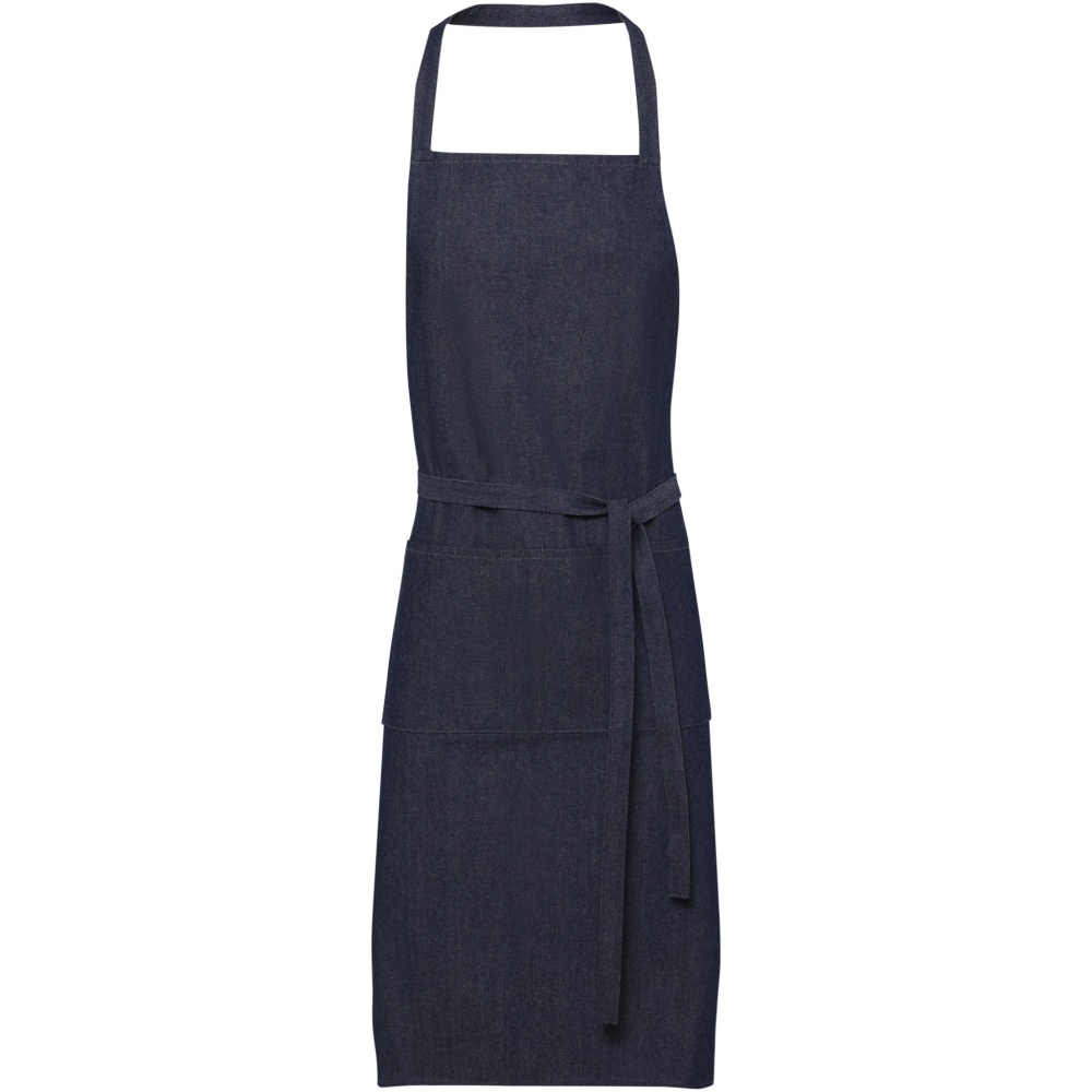 Logo trade corporate gifts image of: Jeen 200 g/m² recycled denim apron