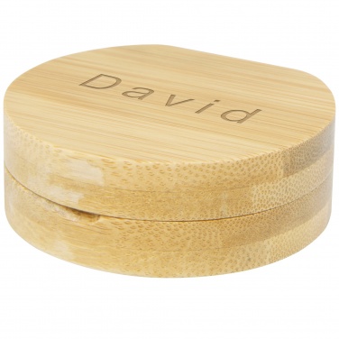 Logotrade business gifts photo of: Afrodit bamboo pocket mirror