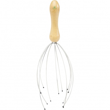 Logotrade corporate gift image of: Hator bamboo head massager