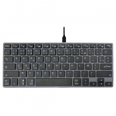 Logo trade business gifts image of: Hybrid performance Bluetooth keyboard - AZERTY