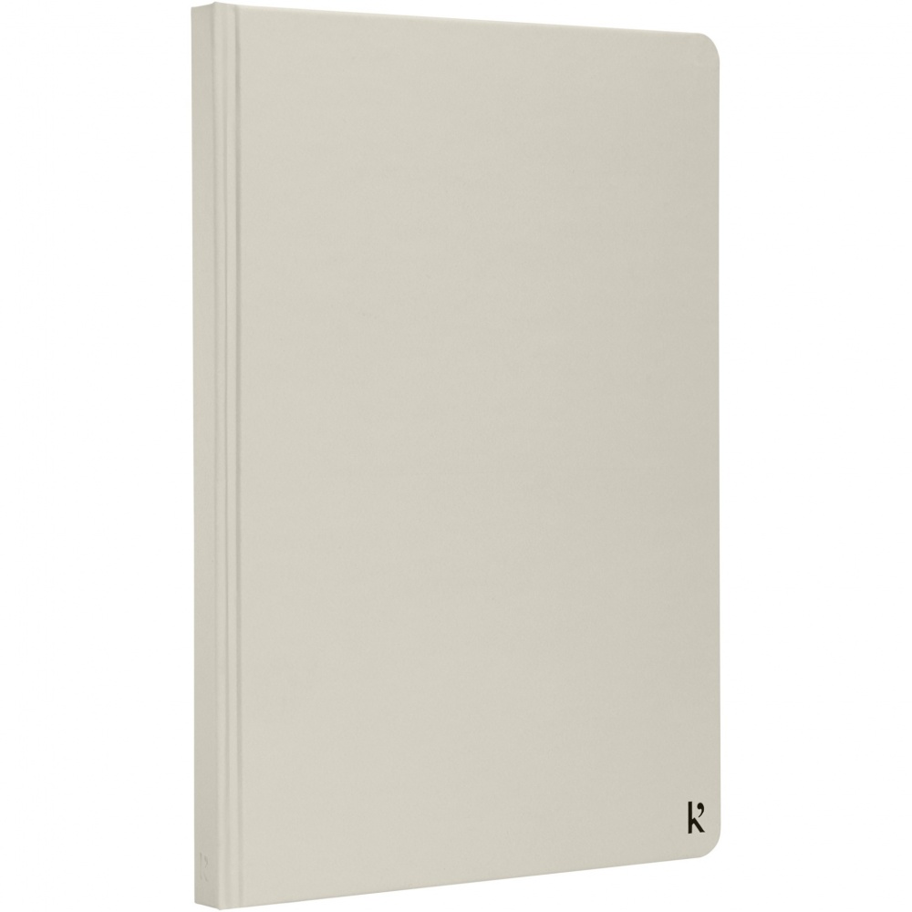 Logotrade promotional item image of: Karst® A5 stone paper hardcover notebook - lined