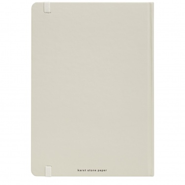 Logo trade promotional item photo of: Karst® A5 stone paper hardcover notebook - lined
