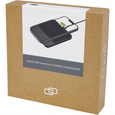 Logo trade promotional giveaway photo of: Hybrid 15W premium wireless charging pad