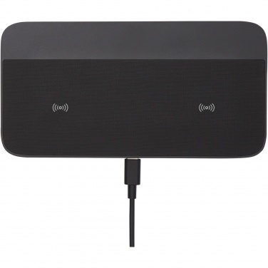 Logo trade promotional products image of: Hybrid 15W premium dual wireless charging pad
