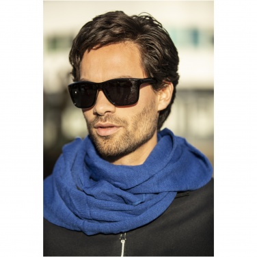 Logo trade promotional merchandise picture of: Eiger polarized sunglasses in recycled PET casing
