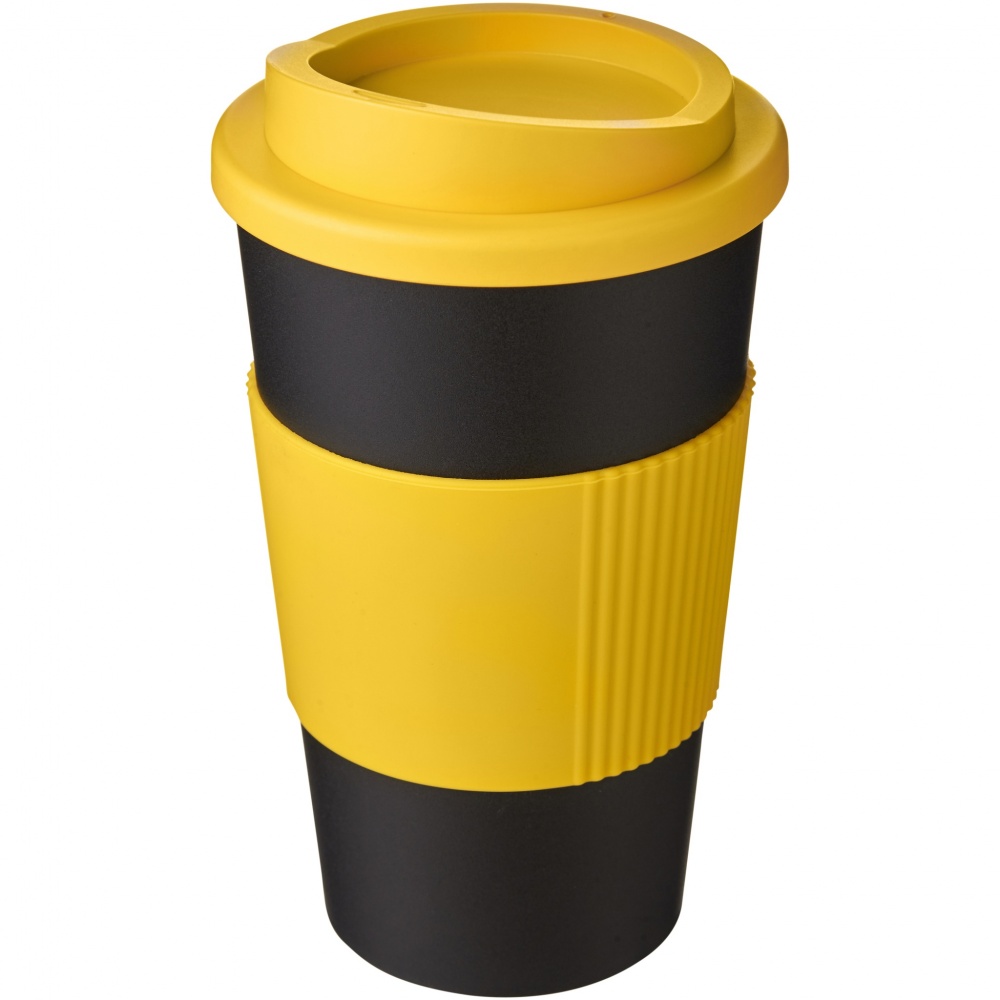 Logo trade promotional products picture of: Americano® 350 ml insulated tumbler with grip