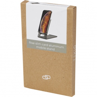 Logo trade promotional merchandise picture of: Rise slim aluminium phone stand