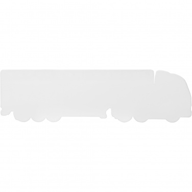 Logo trade promotional giveaway photo of: Tait 15 cm lorry-shaped recycled plastic ruler