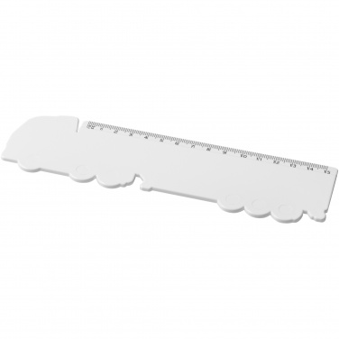 Logotrade promotional giveaway picture of: Tait 15 cm lorry-shaped recycled plastic ruler
