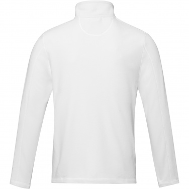 Logo trade promotional gifts picture of: Amber men's GRS recycled full zip fleece jacket