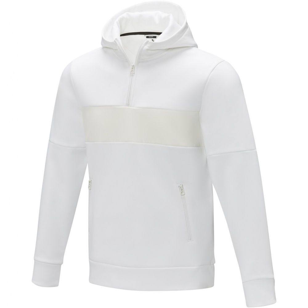 Logo trade advertising products picture of: Sayan men's half zip anorak hooded sweater