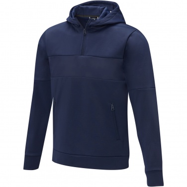 Logo trade promotional products picture of: Sayan men's half zip anorak hooded sweater
