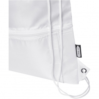 Logo trade business gift photo of: Adventure recycled insulated drawstring bag 9L
