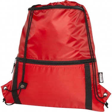 Logo trade advertising products image of: Adventure recycled insulated drawstring bag 9L