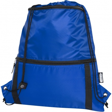Logo trade promotional giveaways picture of: Adventure recycled insulated drawstring bag 9L