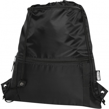 Logo trade promotional gift photo of: Adventure recycled insulated drawstring bag 9L