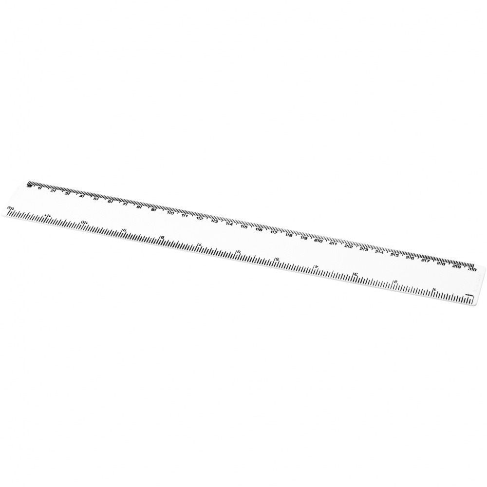 Logo trade promotional giveaways image of: Refari 30 cm recycled plastic ruler