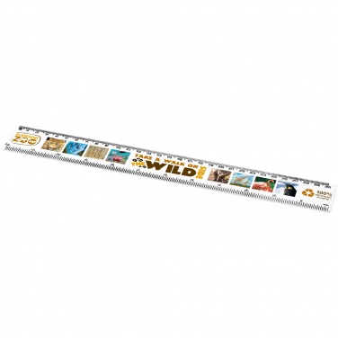 Logotrade promotional products photo of: Refari 30 cm recycled plastic ruler