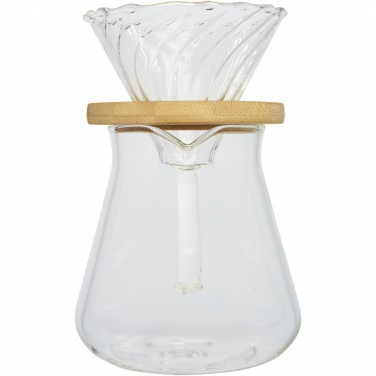 Logo trade promotional giveaways image of: Geis 500 ml glass coffee maker