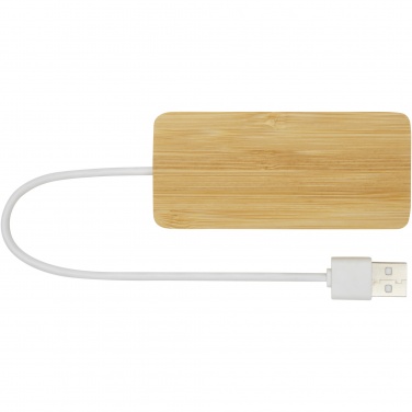Logo trade promotional giveaway photo of: Tapas bamboo USB hub