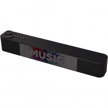 Logotrade corporate gift image of: Hybrid 2 x 5W premium Bluetooth® sound bar