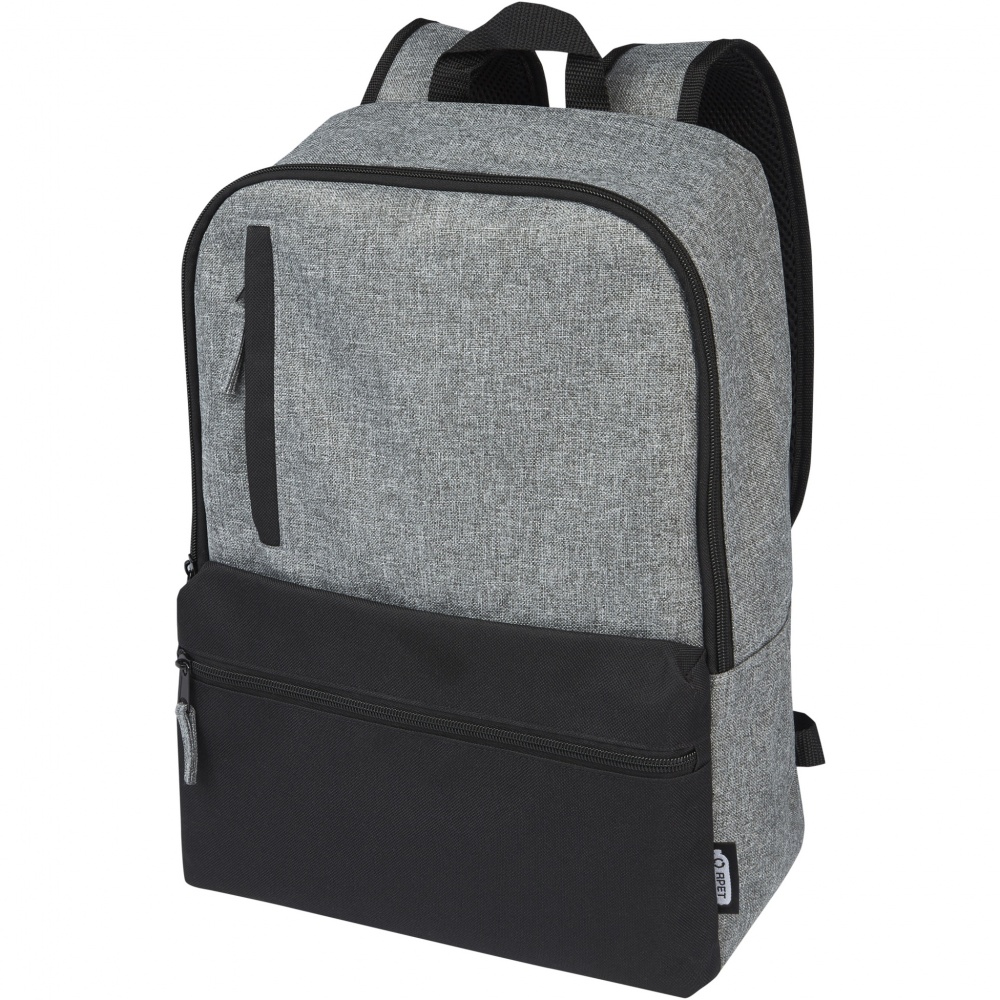 Logo trade promotional items image of: Reclaim 15" GRS recycled two-tone laptop backpack 14L