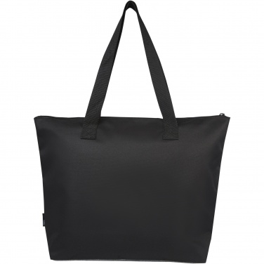 Logo trade promotional product photo of: Reclaim GRS recycled two-tone zippered tote bag 15L