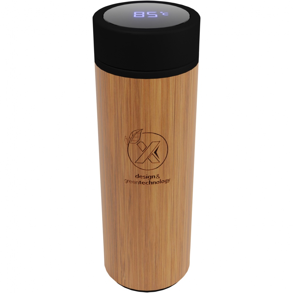 Logo trade promotional merchandise picture of: SCX.design D11 500 ml bamboo smart bottle