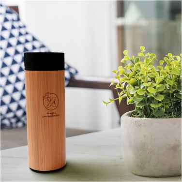Logo trade promotional gifts image of: SCX.design D11 500 ml bamboo smart bottle