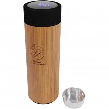 Logotrade promotional merchandise image of: SCX.design D11 500 ml bamboo smart bottle