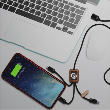 Logotrade promotional product image of: SCX.design C29 3-in-1 bamboo cable