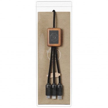 Logo trade promotional merchandise picture of: SCX.design C29 3-in-1 bamboo cable
