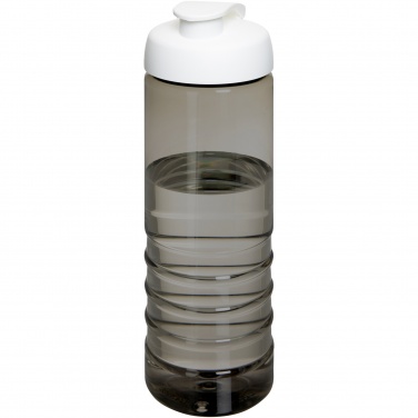 Logo trade corporate gifts picture of: H2O Active® Eco Treble 750 ml flip lid sport bottle