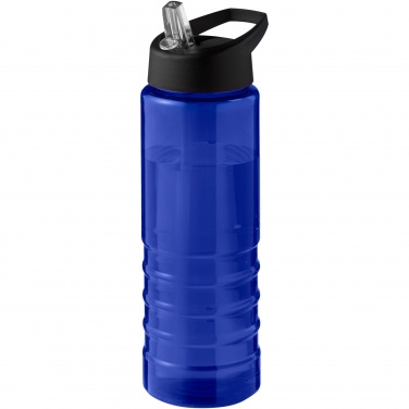 Logo trade promotional merchandise photo of: H2O Active® Eco Treble 750 ml spout lid sport bottle 