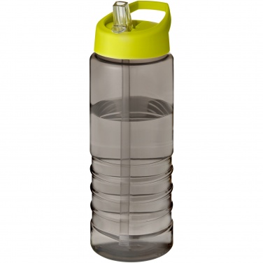 Logo trade promotional gifts picture of: H2O Active® Eco Treble 750 ml spout lid sport bottle 